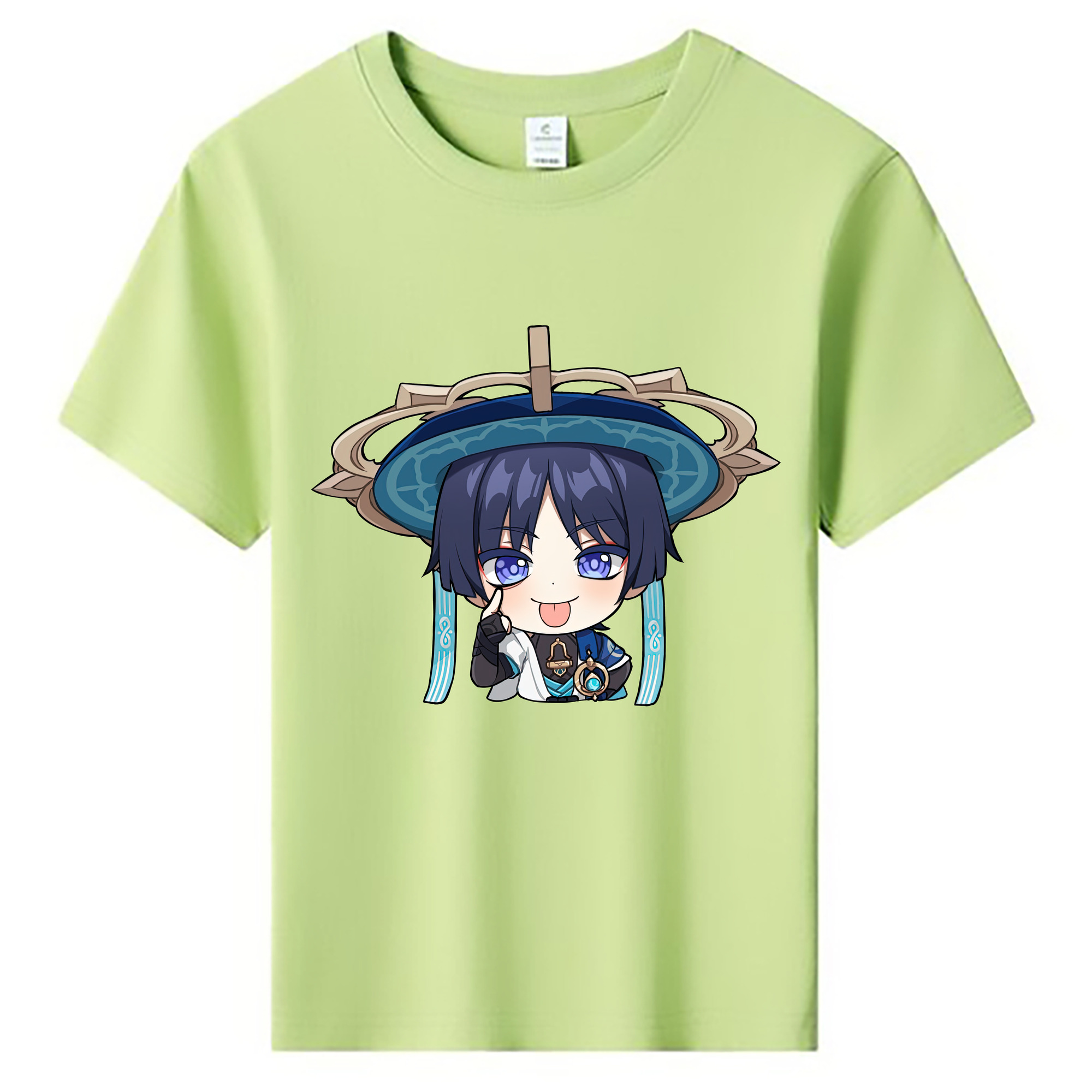 げんし神 さんペい genshin Sanpei 綿100％キッズTシャツ（フロントプリント）
